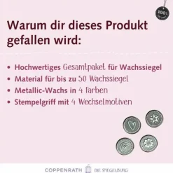 100% Selbst Gemacht - Siegelwachs-Set