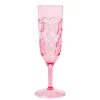 Acrylic Sektkelch with Swirly Embossed Detail - Pi