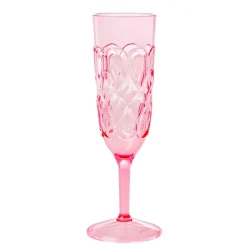 Acrylic Sektkelch with Swirly Embossed Detail - Pi
