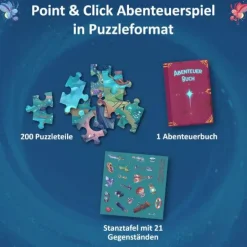Adventure Puzzle: Das Licht im Zauberwald 200 Teil