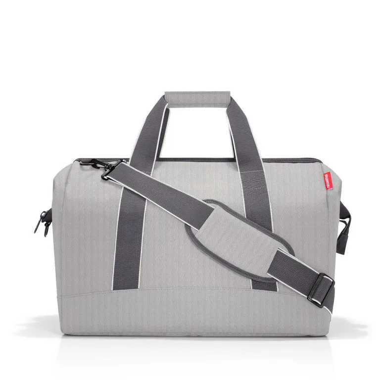 Allrounder L Herringbone Grey Reisetasche