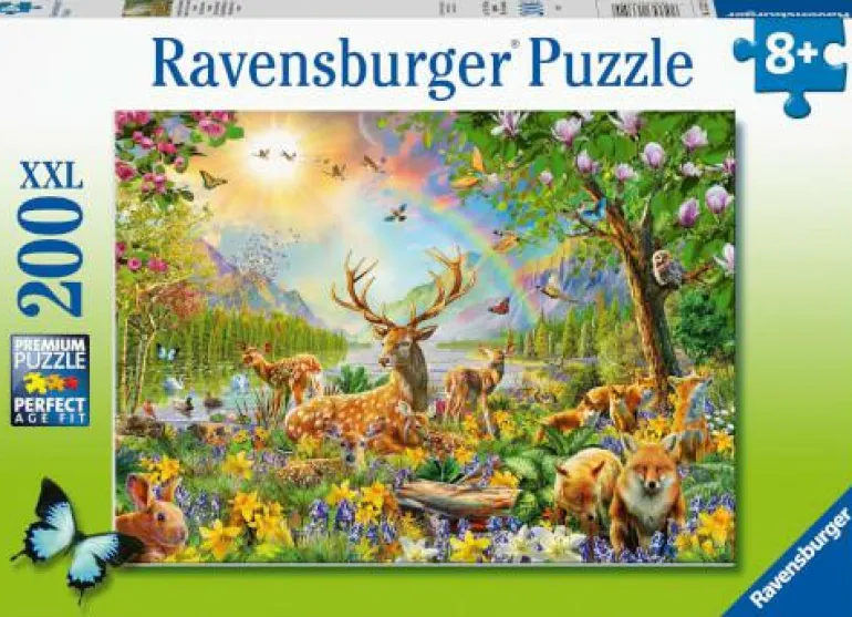 Anmutige Hirschfamilie - Puzzle 200 Teile
