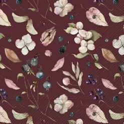 AURELIA bordeaux Lunch-Servietten L 964118