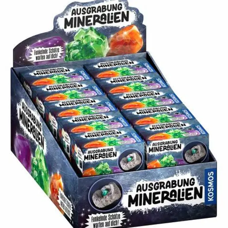 Ausgrabung Mineralien & Fossilien