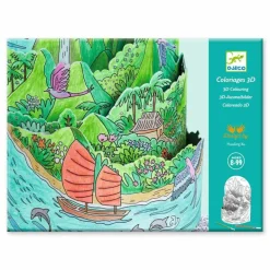 Ausmalbilder Diorama: Insel