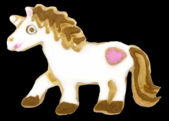 Ausstecher, Einhorn 5 cm Kunststoff