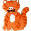 Ausstecher, Katze ca. 6,5 cm Orange