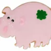 Ausstecher, Schwein 6cm pink