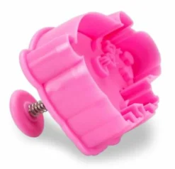 Ausstecher, Schwein 6cm pink