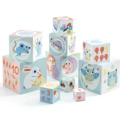 Baby White: BabyBloki Stapelturm