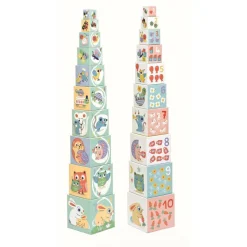 Baby White: BabyBloki Stapelturm