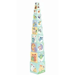 Baby White: BabyBloki Stapelturm