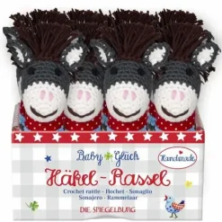 BabyGlück - Häkel-Rassel Esel