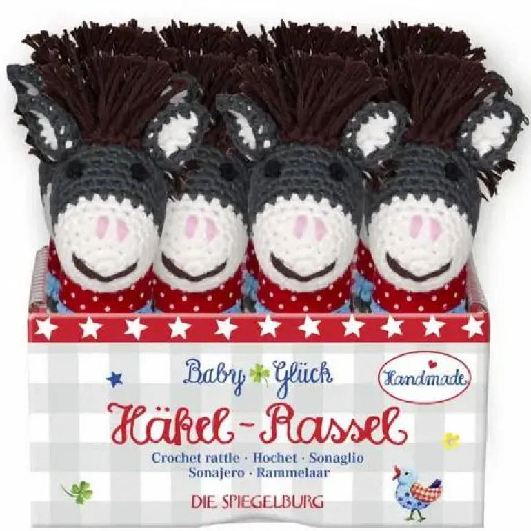 BabyGlück - Häkel-Rassel Esel