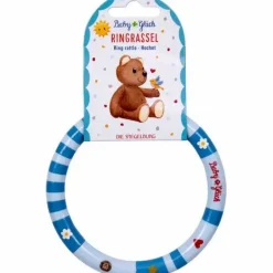 Babyglück - Ringrassel, hellblau