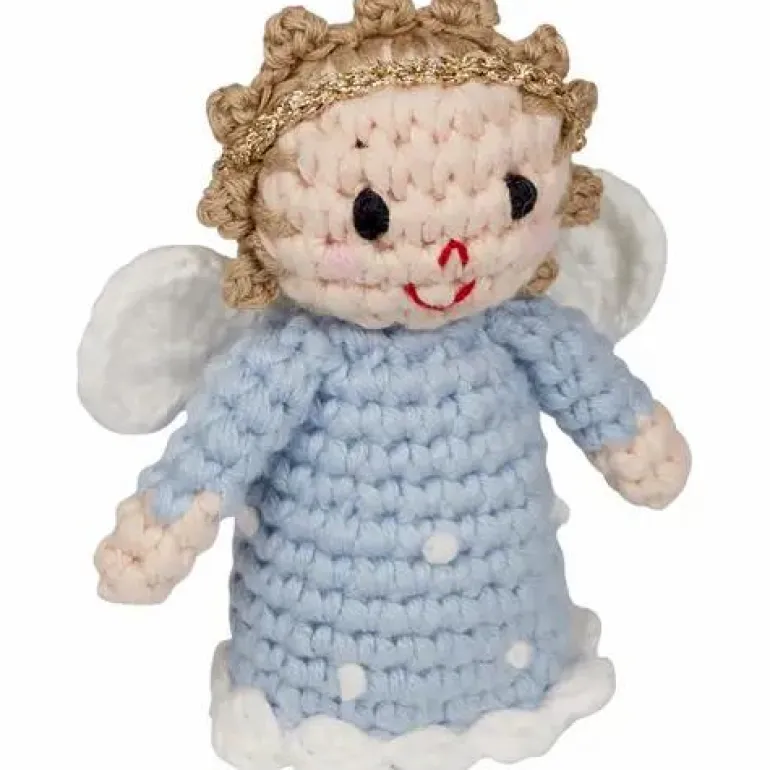Babyglück - Häkel-Rassel Schutzengel