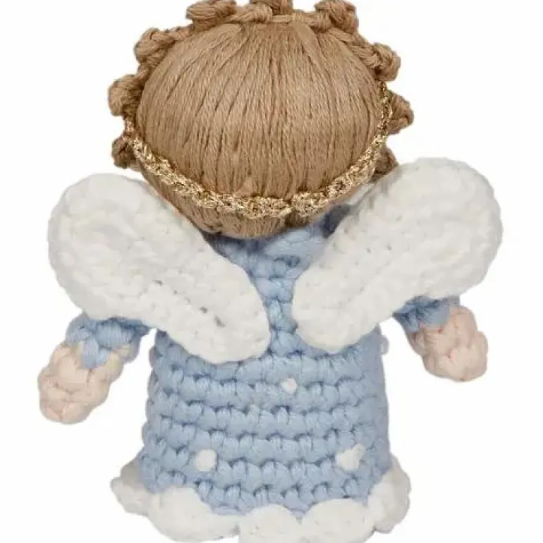 Babyglück - Häkel-Rassel Schutzengel