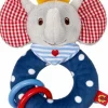 BabyGlück - Ringrassel mit Klapperringen Elefant