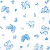 BABY SHOES ALLOVER Light Blue Cocktail-Servietten