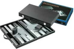 Backgammon grau, medium, Kuns