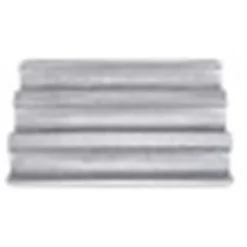 Baguette ca. 37 x 24 x 2,5 cm Silber