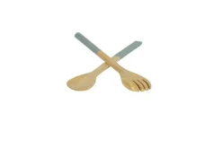 Bambus-Besteck-Set eisblau 27,5cm
