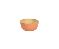 Bambus-Schüssel 10x5cm, apricot