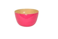 Bambus-Schüssel 26x16cm fuchsia