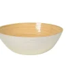 Bambus-Schüssel 40x14cm, weiß
