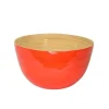 Bambus-Schüssel 30x18, orange