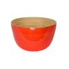 Bambus-Schüssel 26x16, orange