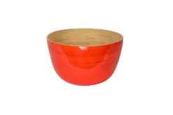 Bambus-Schüssel 26x16, orange