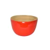 Bambus-Schüssel 22x14, orange
