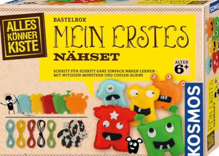 Bastelbox: Mein erstes Nähset - Nähen lernen ganz