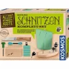 Bastelbox: Schnitzen Komplett-Set - Mit Lindenholz