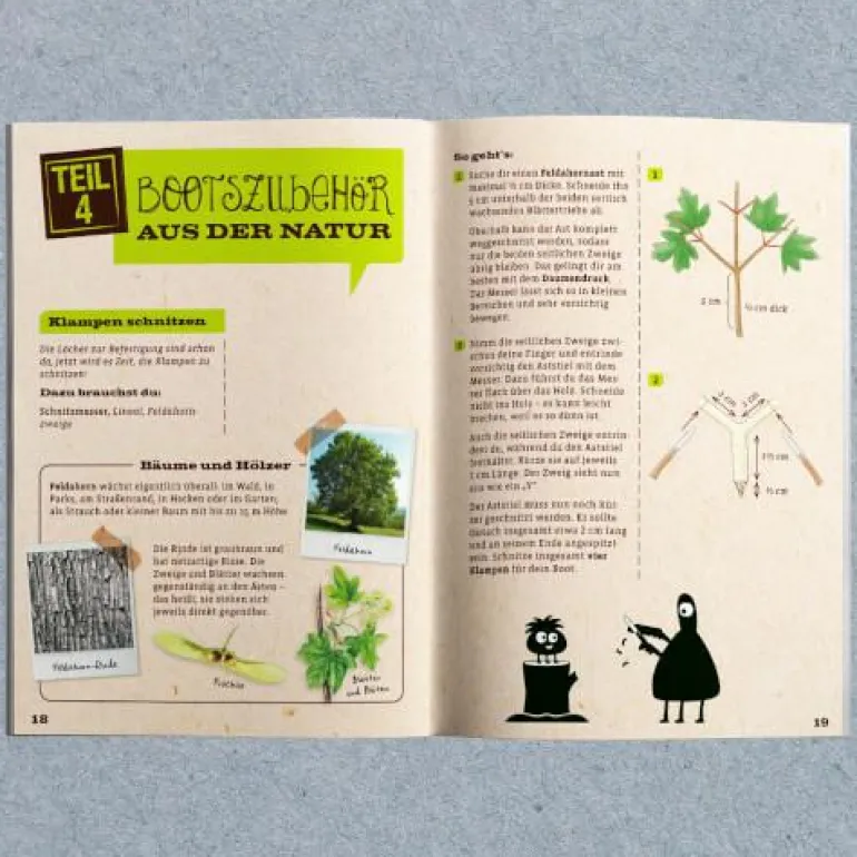 Bastelbox: Schnitzen Komplett-Set - Mit Lindenholz