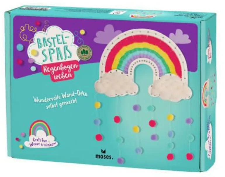 Bastelspaß – Regenbogen weben