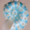 Baumanhänger Blaue Nautilus-Muschel, 9cm