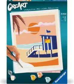Beach Cottage - Malen nach Zahlen