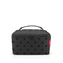 Beautycase Glossy Dots Black Kosmetiktasche