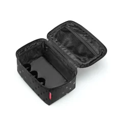 Beautycase Glossy Dots Black Kosmetiktasche