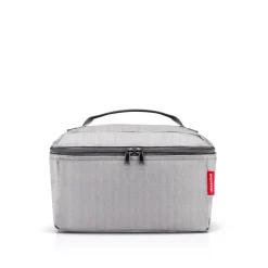 Beautycase Herringbone Grey Kosmetiktasche
