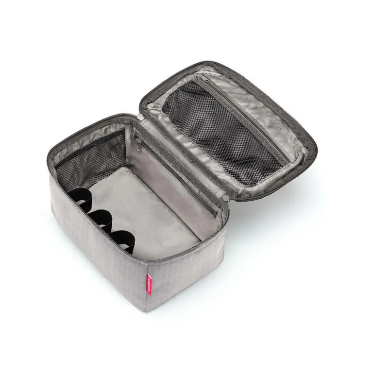Beautycase Herringbone Grey Kosmetiktasche