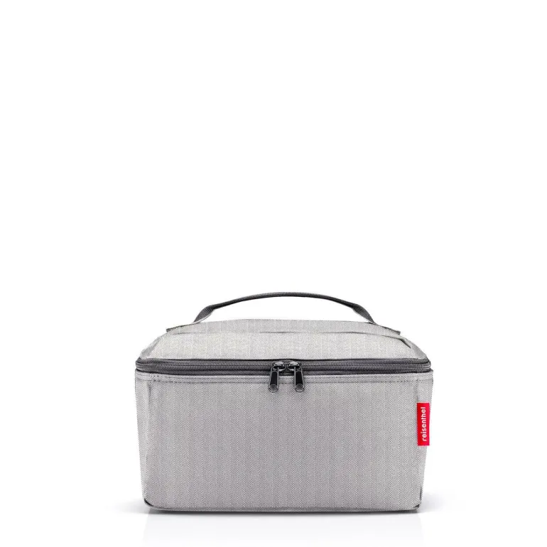 Beautycase Herringbone Grey Kosmetiktasche