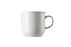 Becher mit Henkel groß, 0,36 l, Trend / Weiß