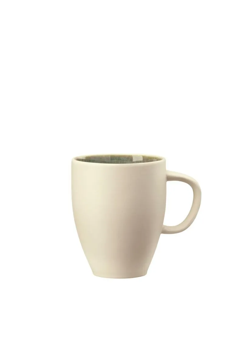 Becher mit Henkel, 0,38 l, Junto / Aquamarine