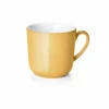 Becher mit Henkel 0,45 l Mandarine Solid Color