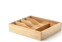 Besteckkasten Gummibaumholz 35x30x7cm