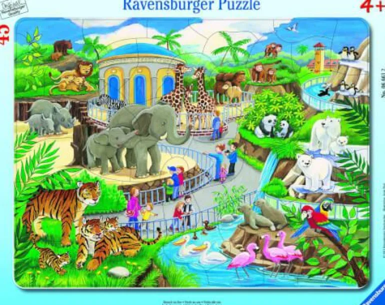 Besuch im Zoo - Puzzle 45 Teile
