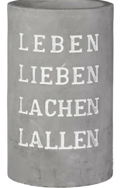 Beton Flaschenkühler „Leben lieben"